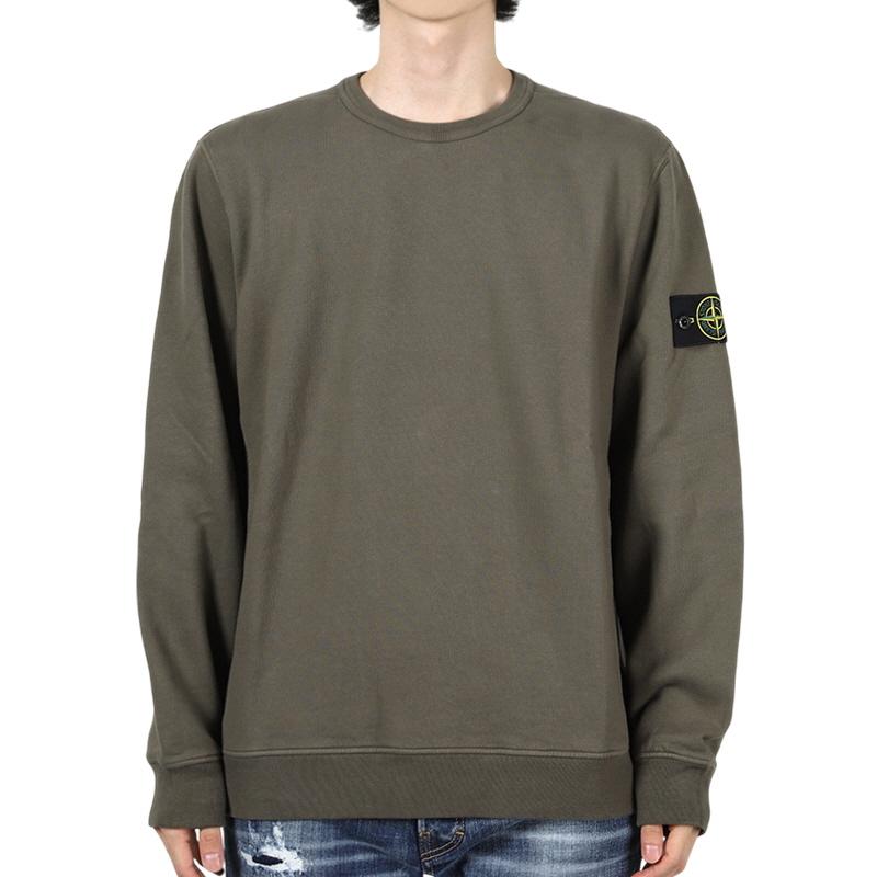 STONE ISLAND Brushed Cotton Fleece Patch Logo Sweatshir K2S156100028 S0A20 V0054