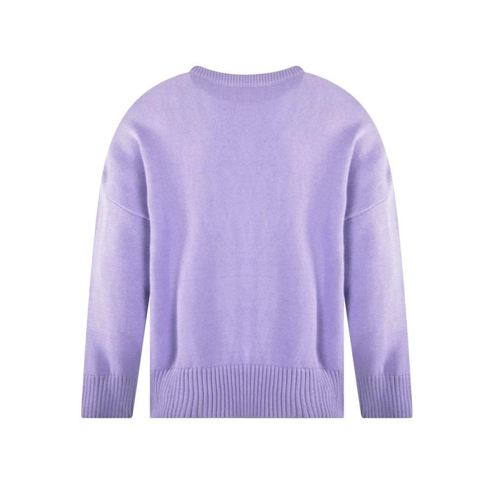 AMI Big Heart Logo Embroidered Crewneck Knit Sweater