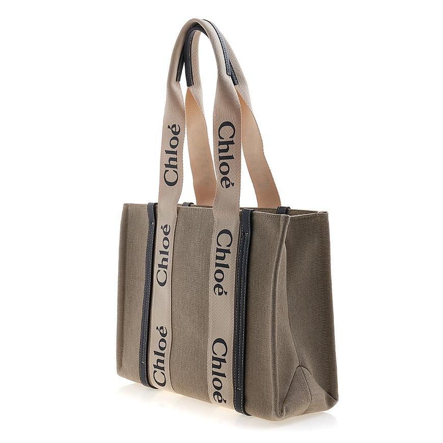 Mulberry Canvas Leather Medium Tote Bag Women CHC22AS383I26 91J