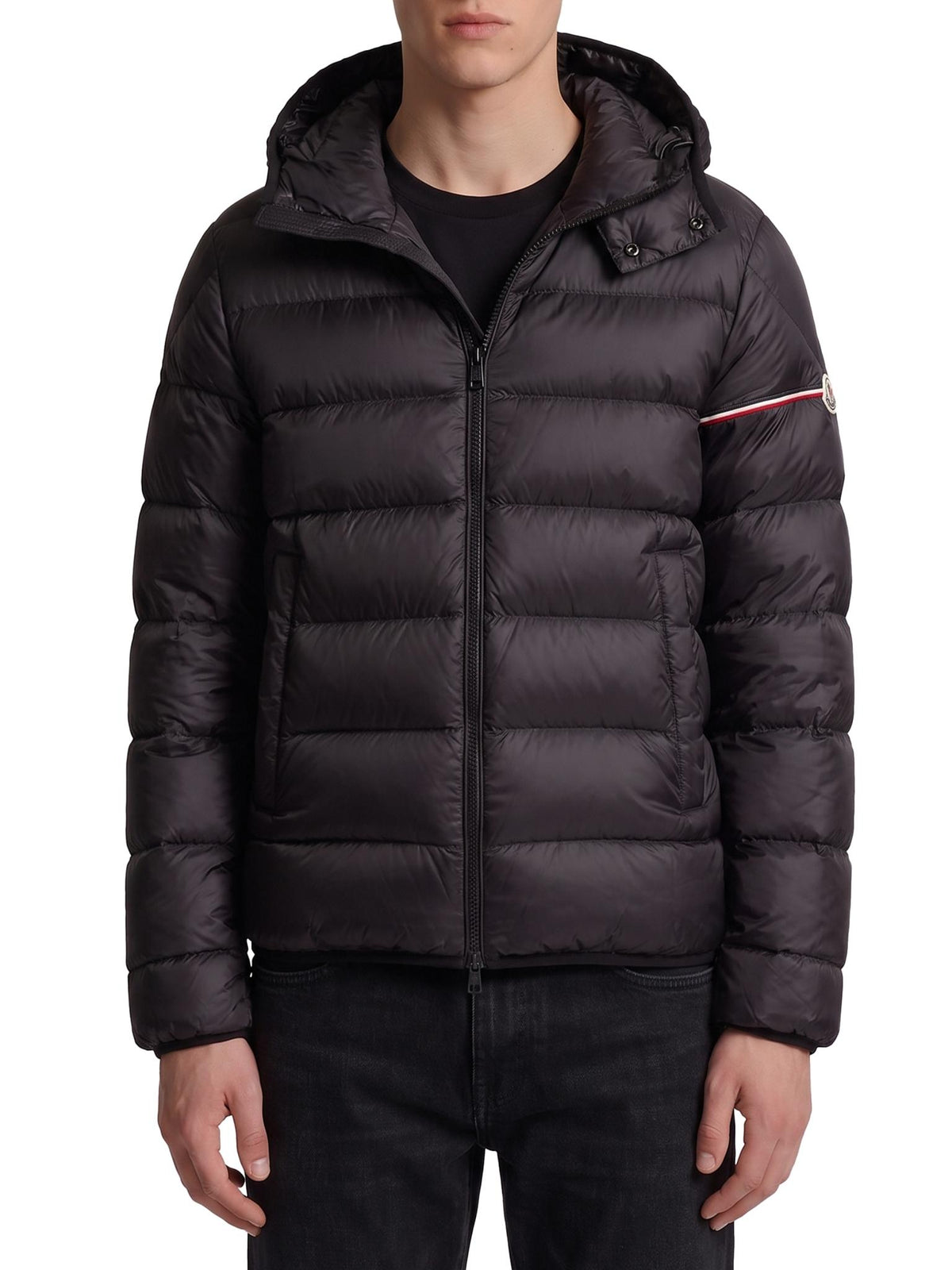 Moncler Black Down Puffer Jacket for Men