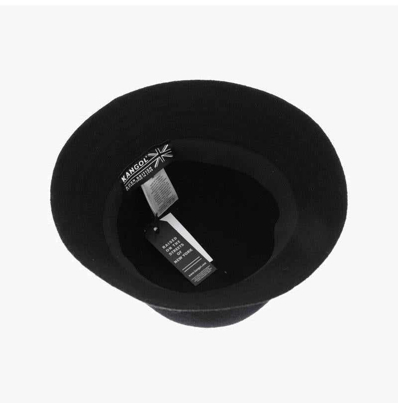 KANGOL Black/Off-White Unisex Bucket Hat K3181ST BLACK OFF WHITE