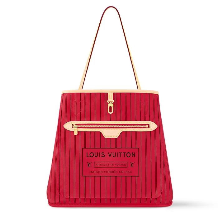 Louis Vuitton Neverfull Bandouliere Inside Out MM Shoulder Bag M12096