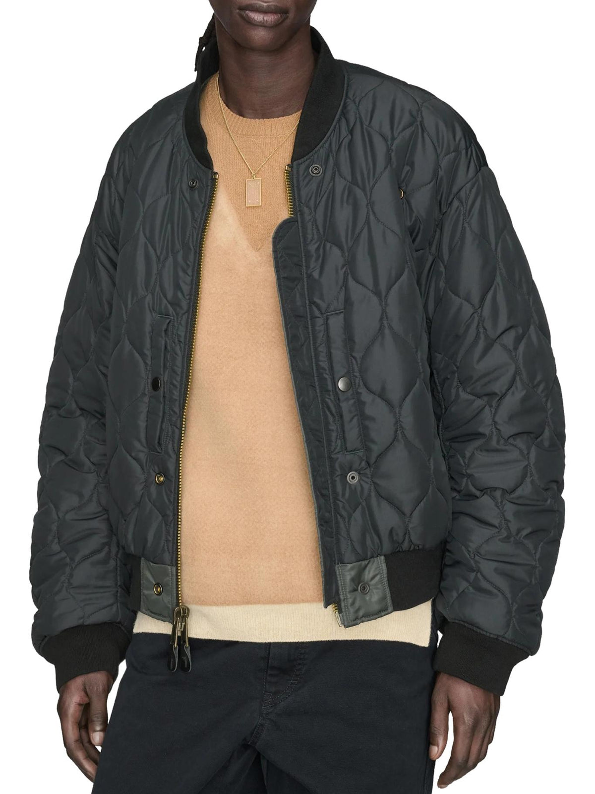 Maison Margiela Dark Grey Bomber Jacket for Men
