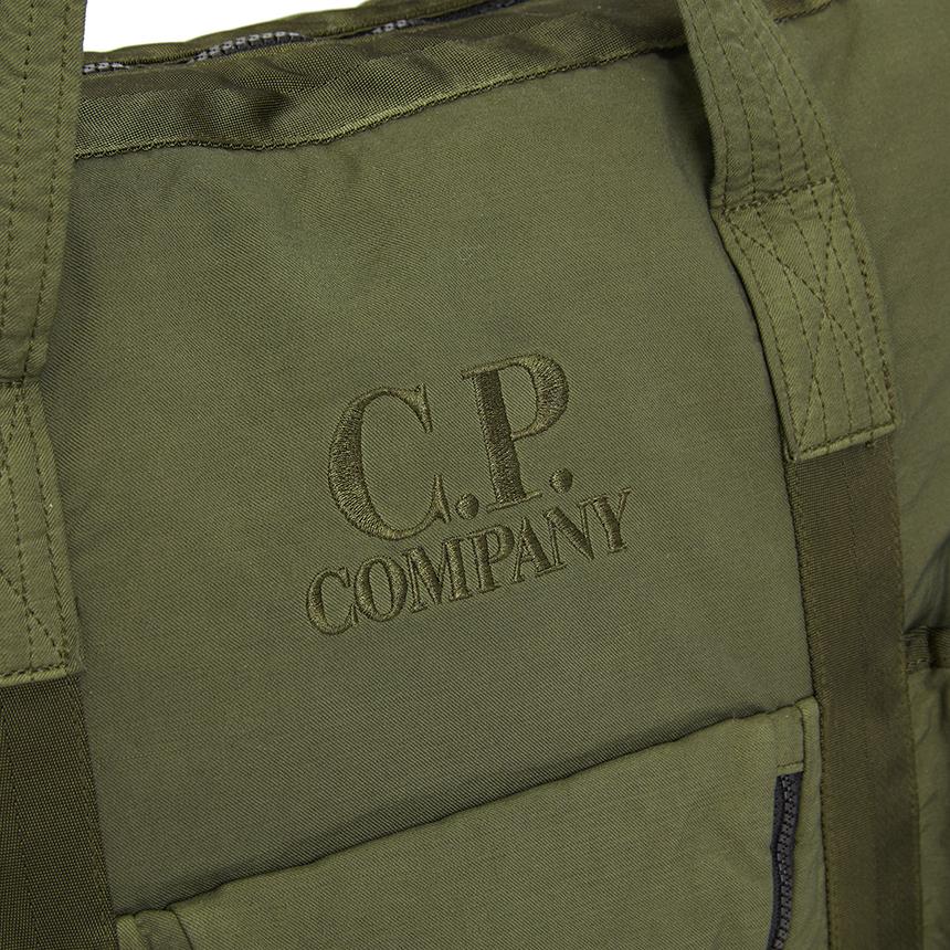 CP Company Men’s Nylon Tote Bag Green