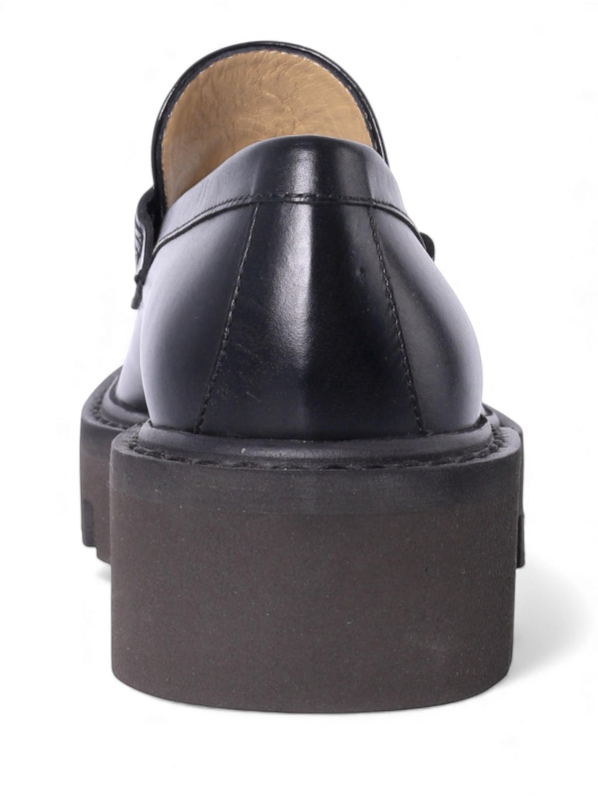 Dries Van Noten Women's Platform Black Penny Loafers WW232 772 QU127 900