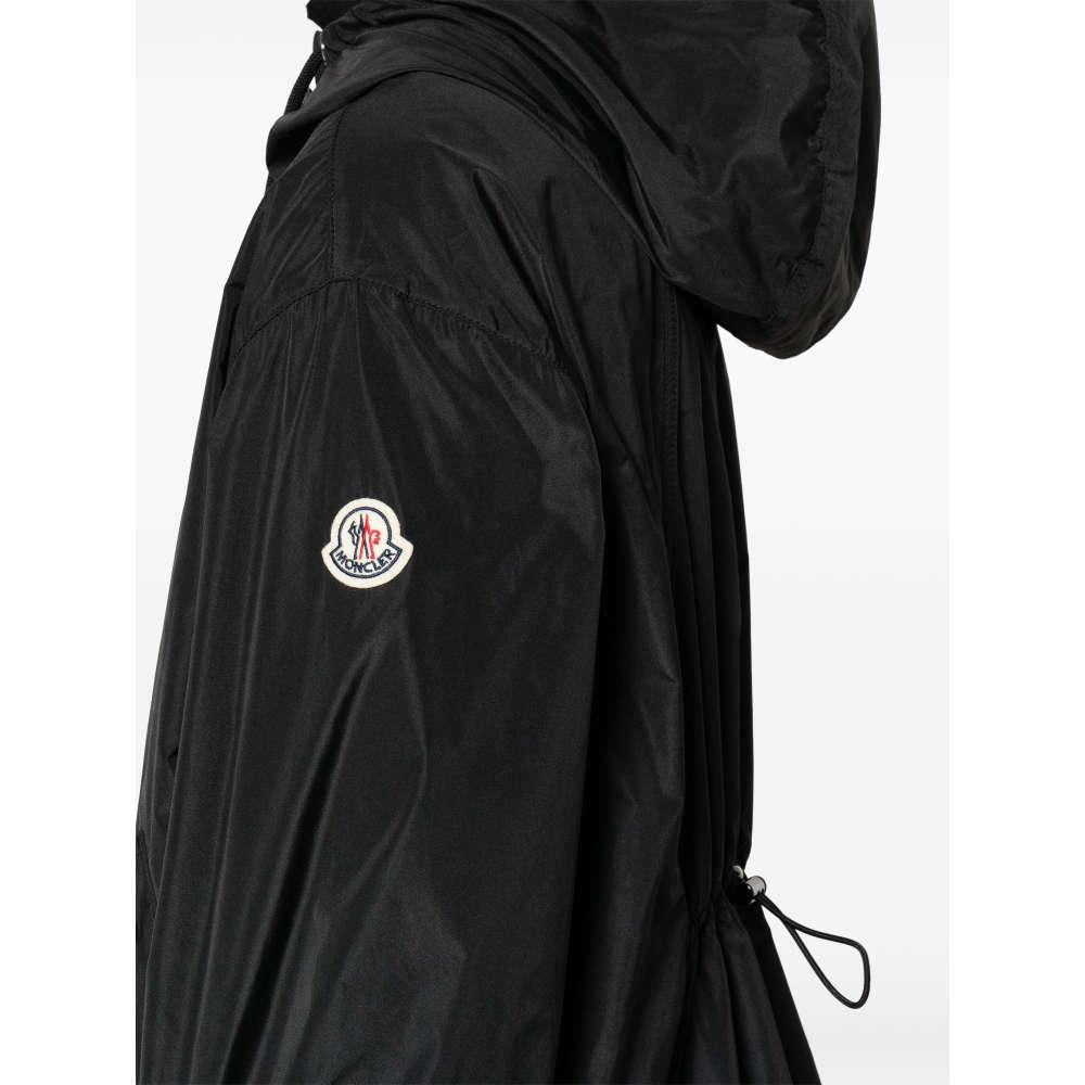Moncler Melia Logo Patch Black Women’s Jacket