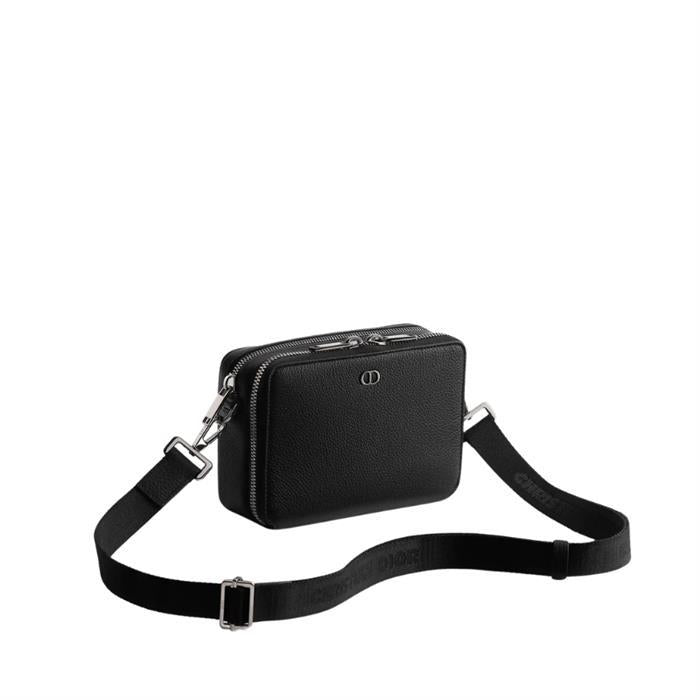 DIOR CD Icon Strap Zipper Pouch Crossbody Bag