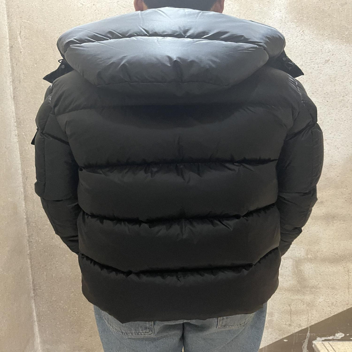 Moncler Quilted Down Puffer Jacket Black Men’s
