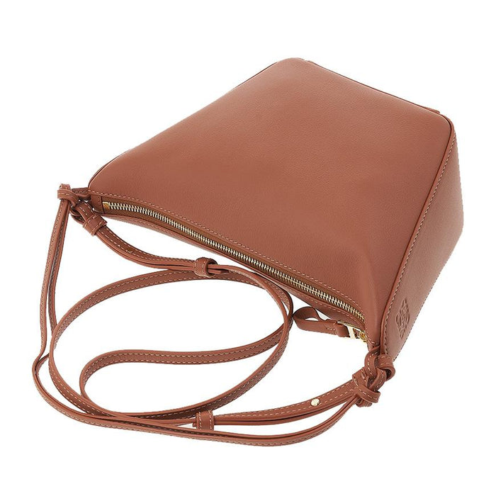 LOEWE Mini Hammock Hobo Shoulder Bag Women’s Beige Leather