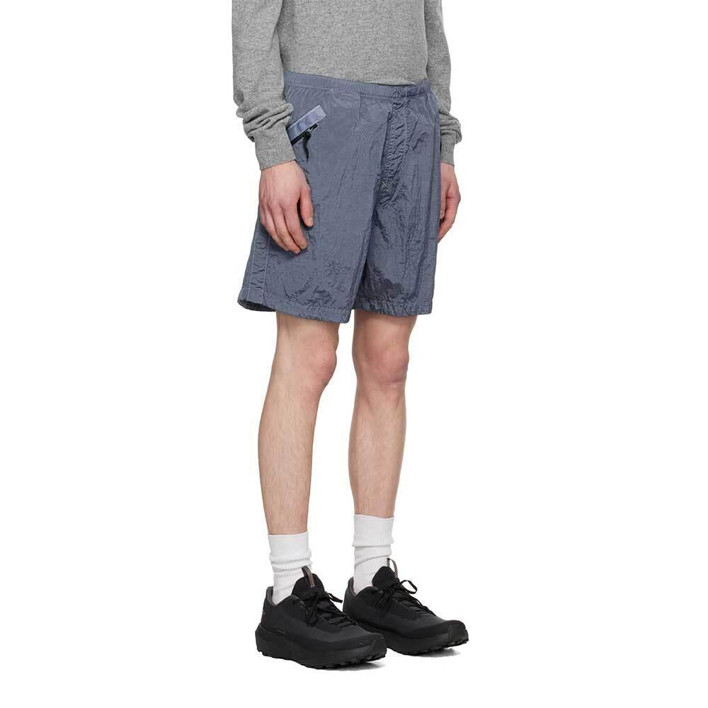 STONE ISLAND Nylon Metal Shorts Avio Blue Men’s Shorts