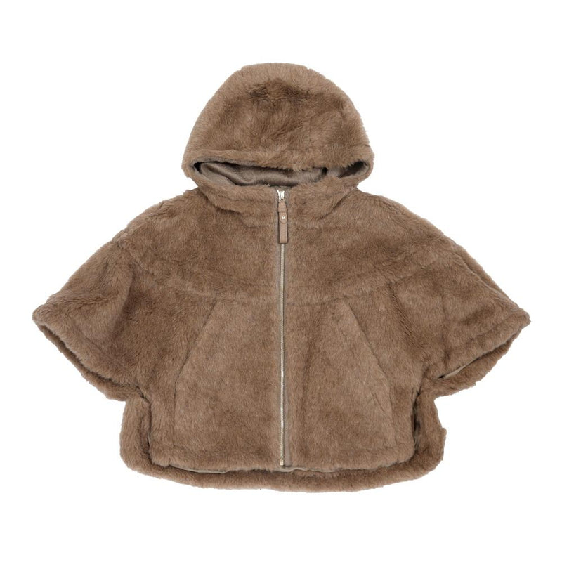 Max Mara Wool Cape Coat for Women 2524736182600 005