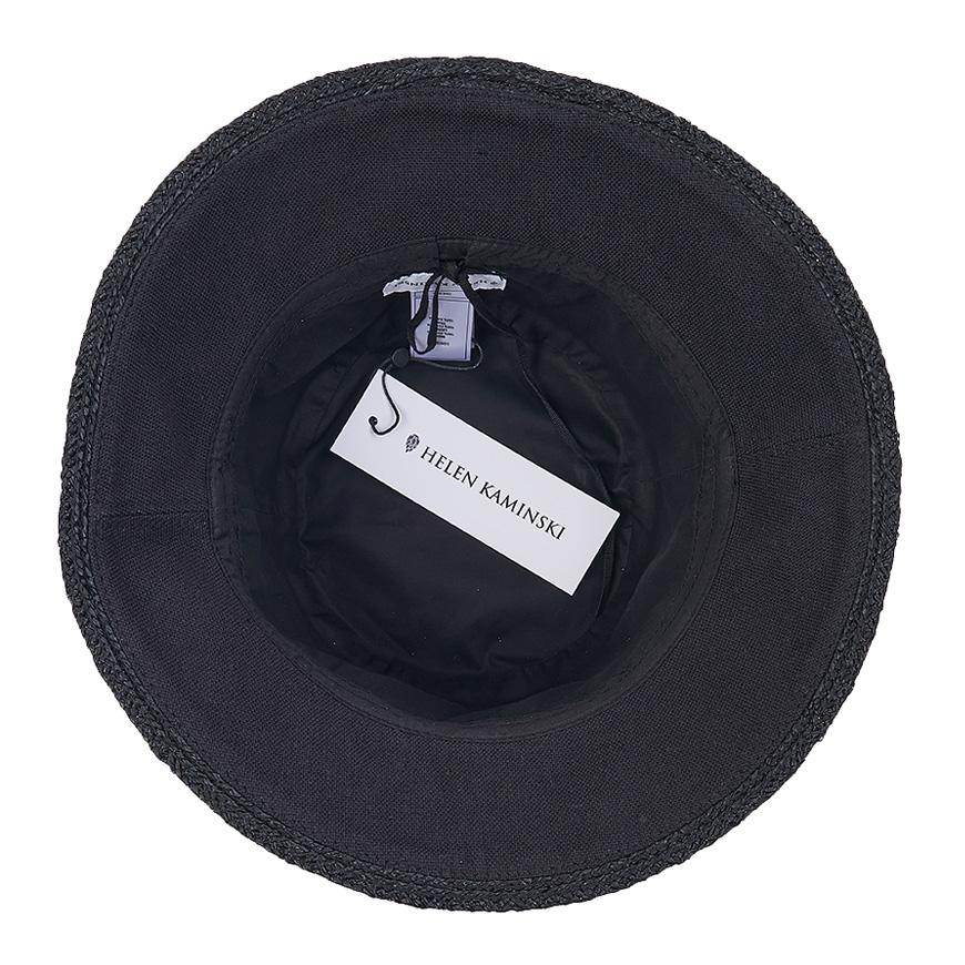 HELEN KAMINSKI Women’s Nazar Metal Logo Cap HAT51979 BLACK
