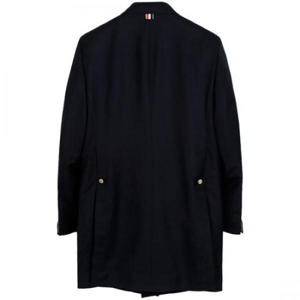 THOM BROWNE Super 120s Twill Classic Chesterfield Coat MOC005A 00626 415