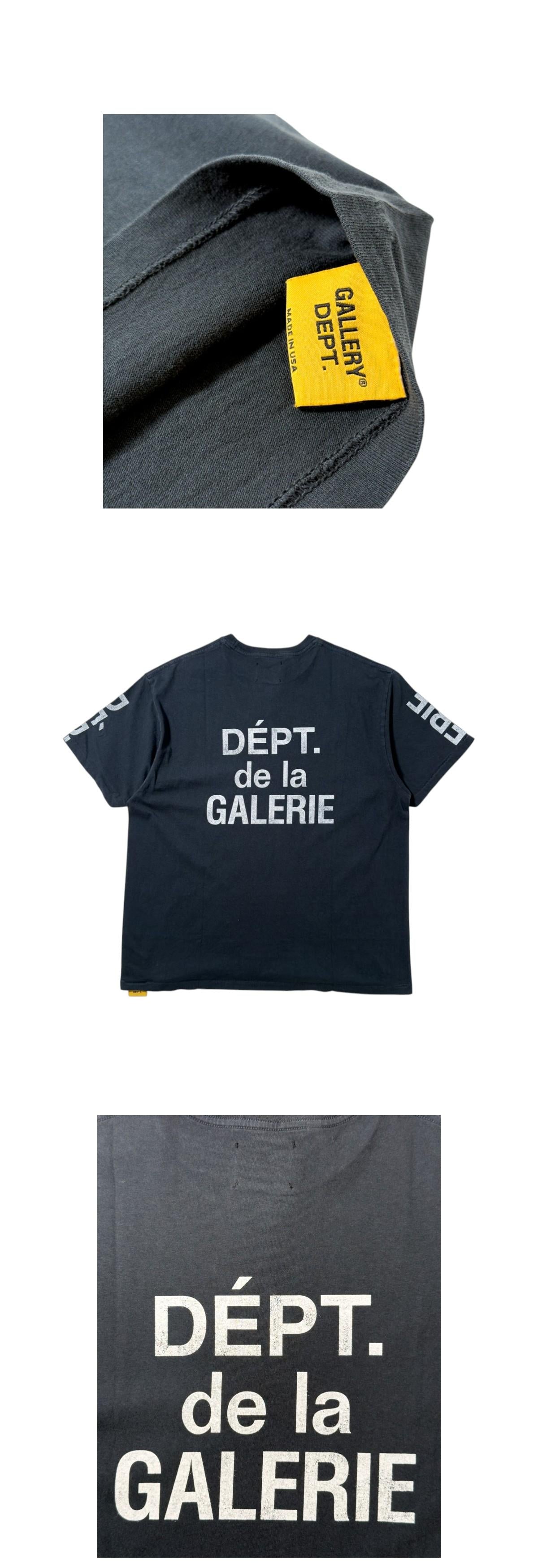 GALLERY DEPT. French Collector Short Sleeve T-Shirt Black Unisex