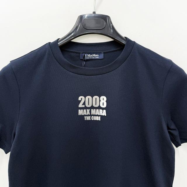 Max Mara QUIETO Logo Short Sleeve T-Shirt 2519971011600 004