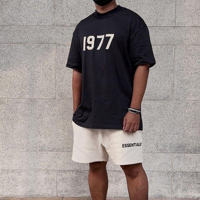 Fear of God Essentials 1977 Black T-Shirt Unisex