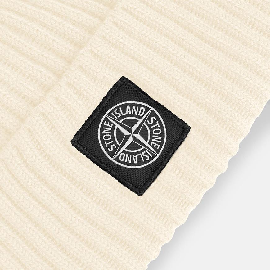 STONE ISLAND Unisex Full Rib Knit Beanie K2S15N100002 S00C3 V0093