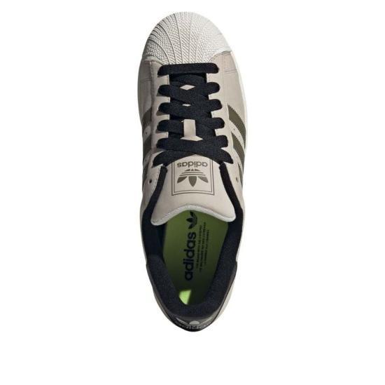 Adidas White Leather Low-Top Sneakers for Men