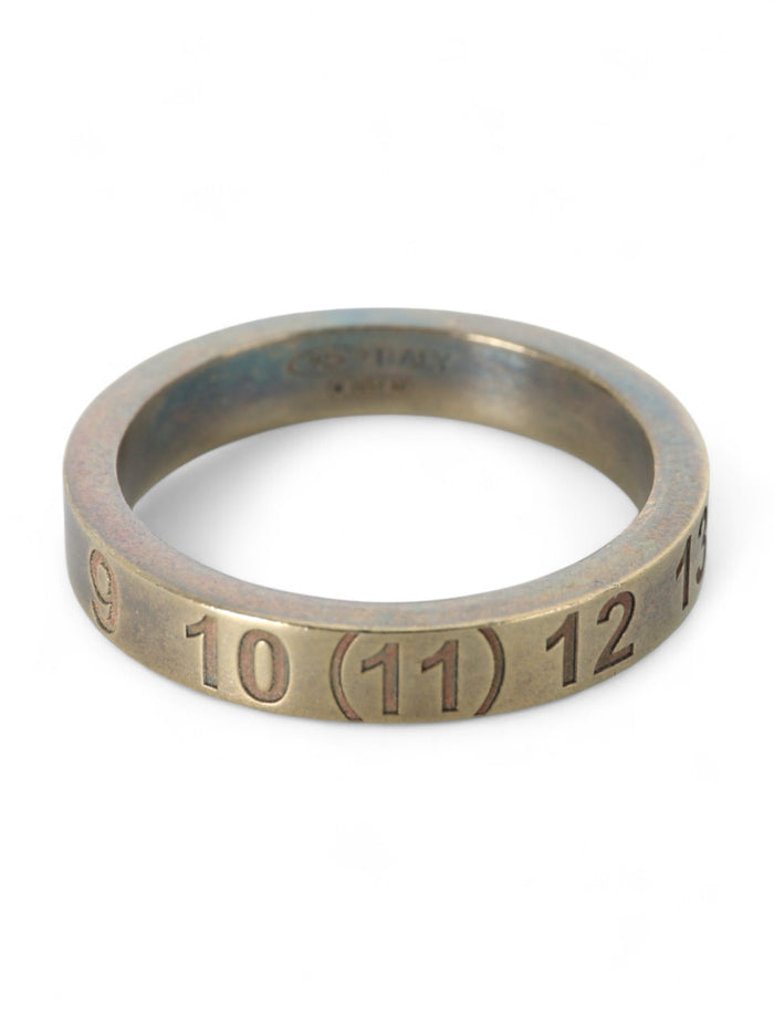 Maison Margiela Numbers Logo Silver Ring Unisex