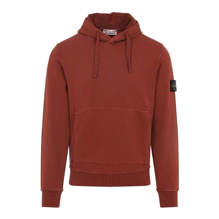 STONE ISLAND Logo Patch Men’s Hoodie Sweatshirt Navy Cotton