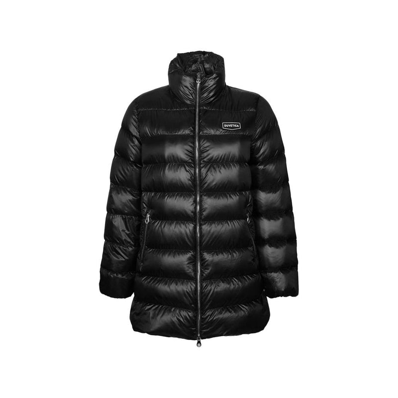 Duvetica BONAGIA Logo Patch Puffer Jacket Black