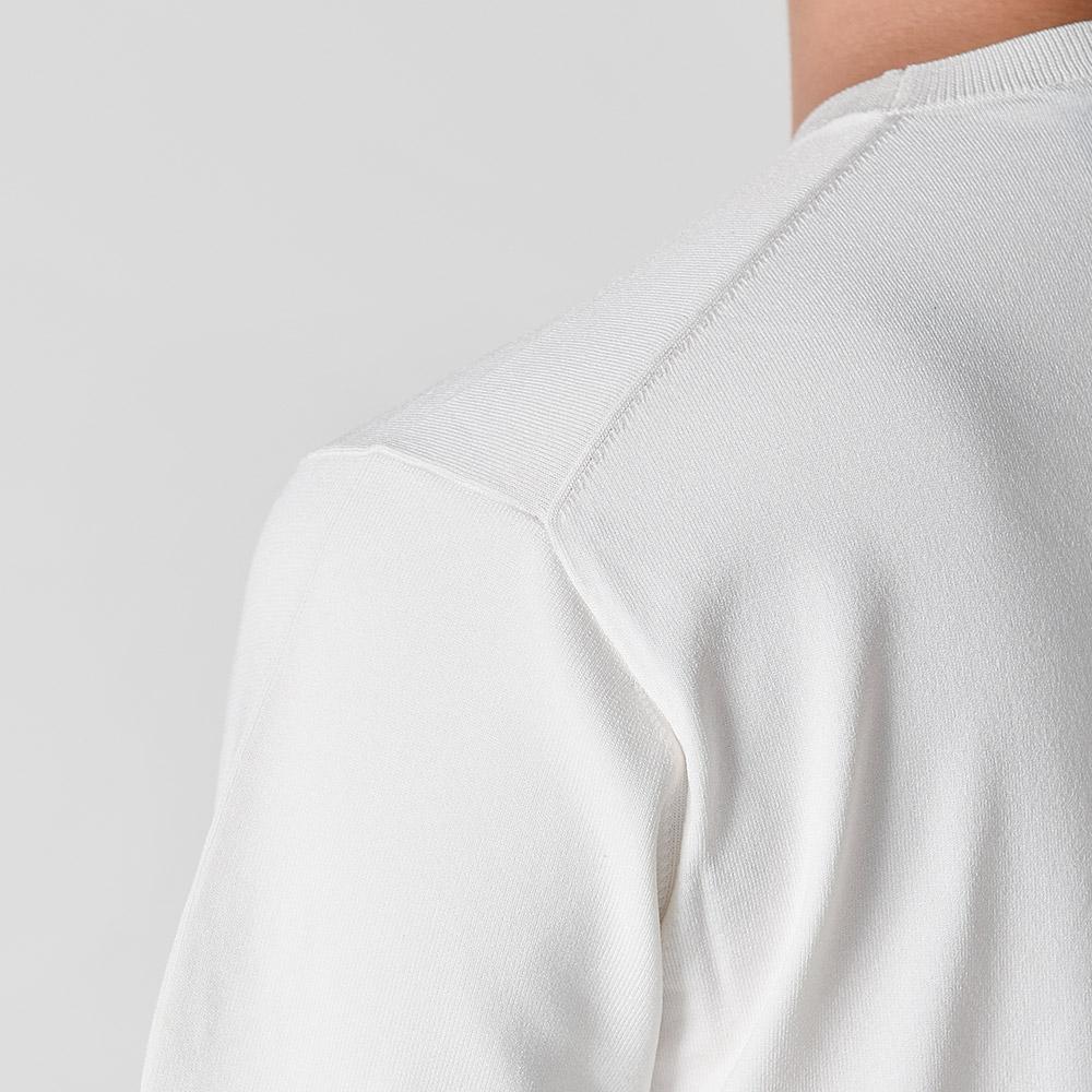 Neil Barrett Bolt Embroidered Layered Short Sleeve T-Shirt White
