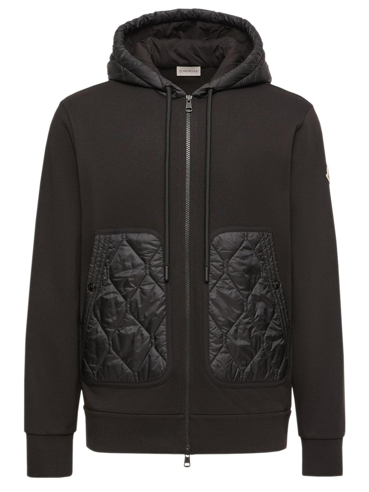 Moncler Black Zip-Up Jacket for Men