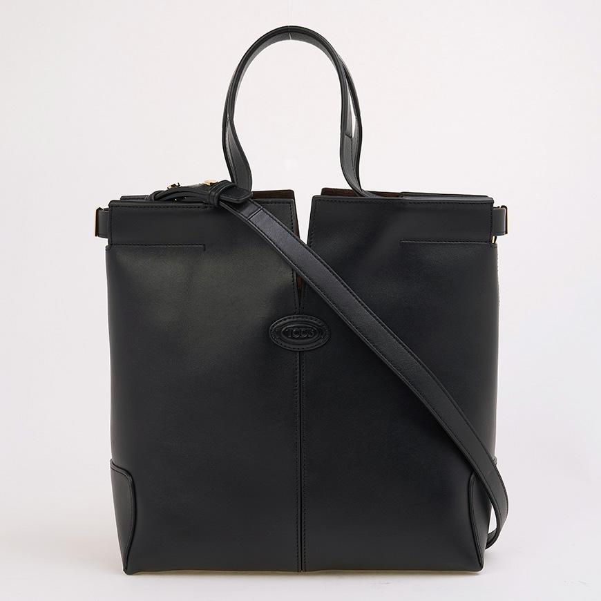 Tods Di Folio Tote Bag S Black Women’s XBWDBMAT200 ROR B999