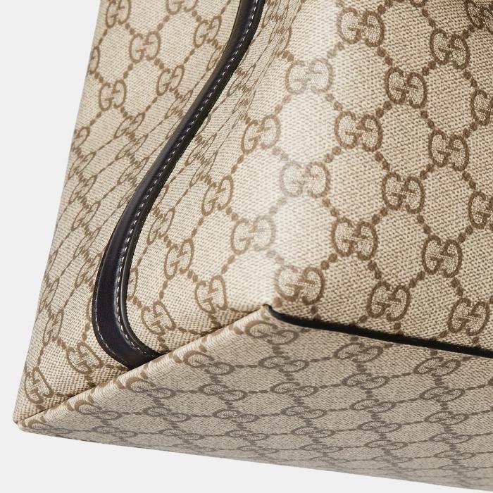 GUCCI GG Emblem Medium Tote Shoulder Bag 815213 FAD6L 9741