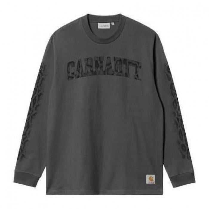 CARHARTT WIP Camo Snake Long Sleeve T-Shirt I036387 89GD