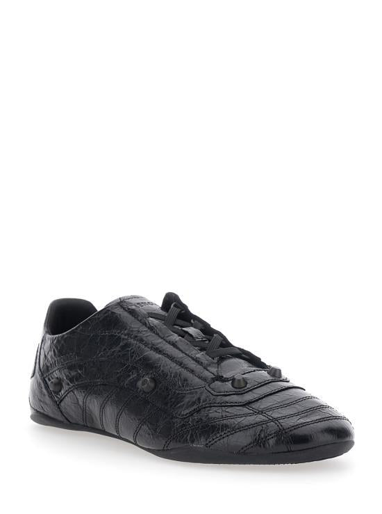 BALENCIAGA City Sneakers Black Leather Men’s Sneakers