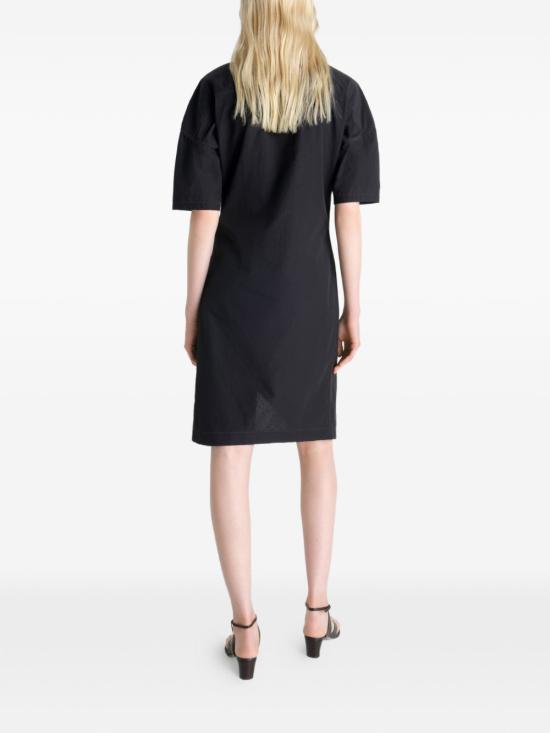 Lemaire Midi Dress DR1158 LF1399 999 BLACK DOM