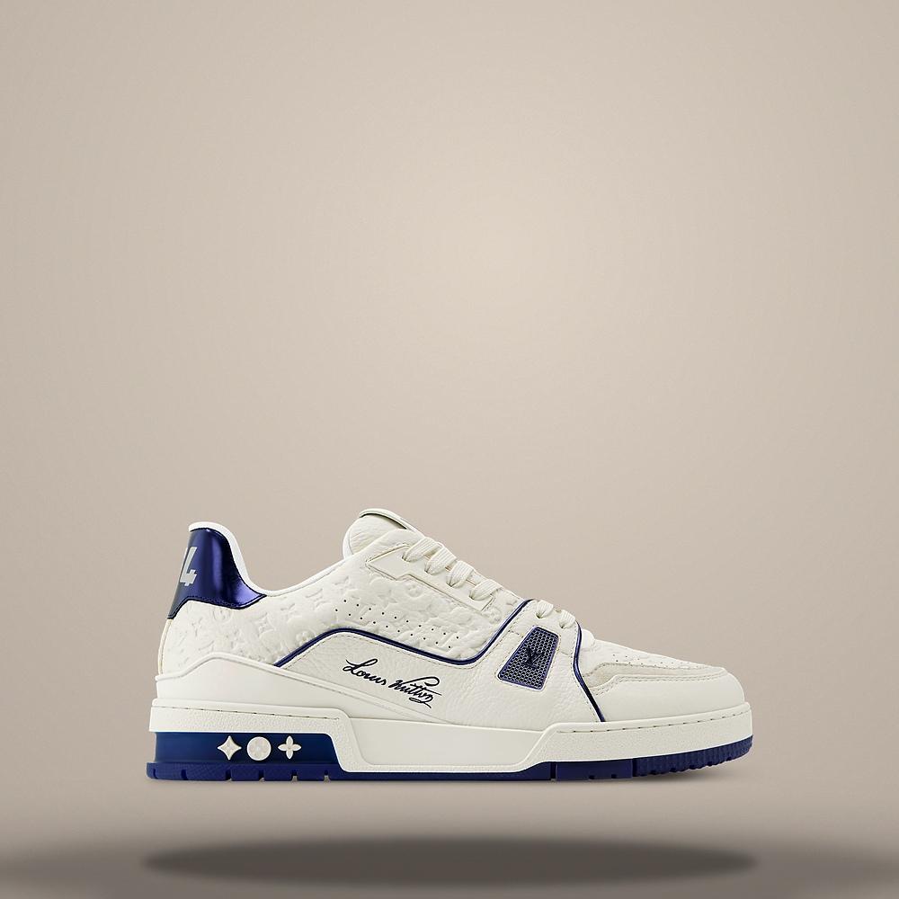 Louis Vuitton LV Trainer Men's Low-Top Sneakers Navy Blue