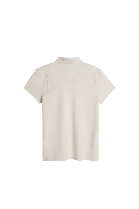 J LINDEBERG Men's Short Sleeve Polo Shirt GWJT12474U029 MOONBEAM DOM