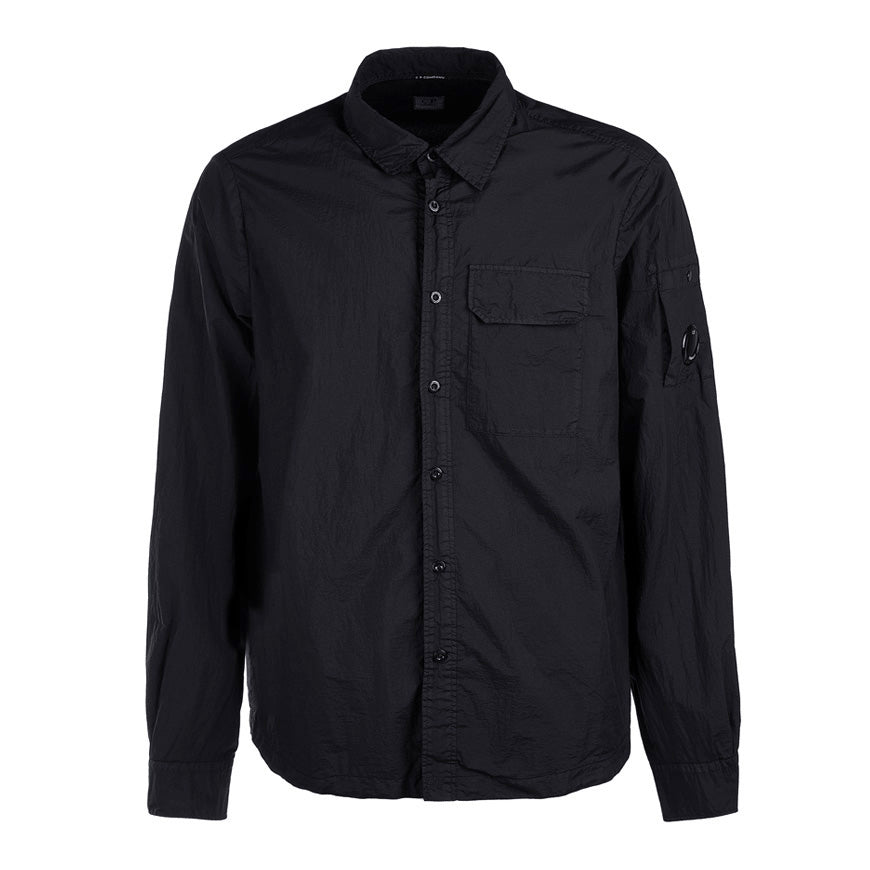 CP Company Men’s Lens Badge Taylon Long Sleeve Shirt 005783G 999