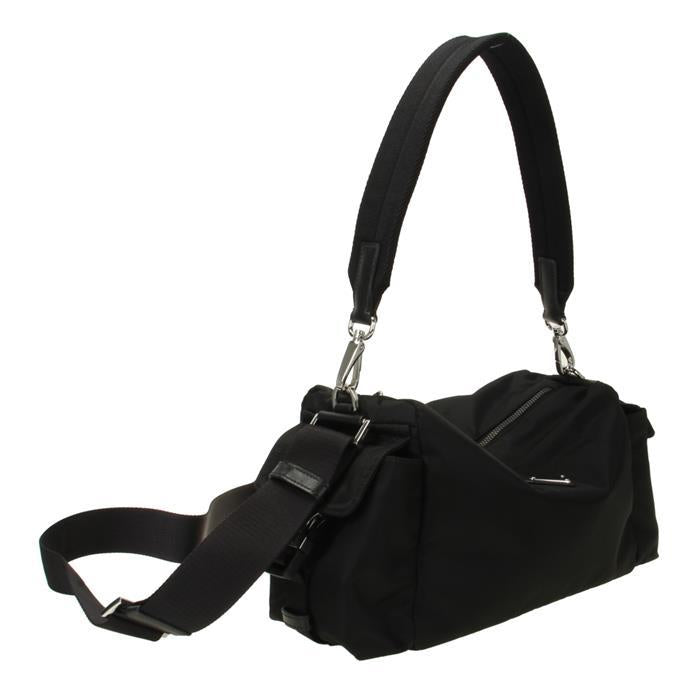 PRADA Explore Re-Nylon and Leather Crossbody Bag Black