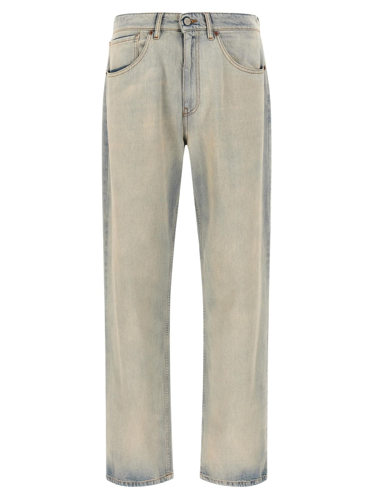 Maison Margiela Blue Denim Jeans Men’s Straight-Leg Pants