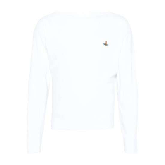 Vivienne Westwood White Long Sleeve Sweatshirt 3G01003Y J009C