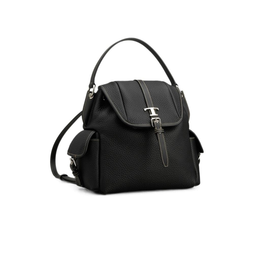 Tods T Timeless Mini Backpack Black Leather Women’s Backpack