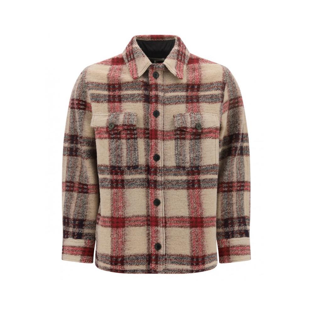 Isabel Marant KERVONT Check Shirt Jacket for Men VE1839 22A011H BYEC