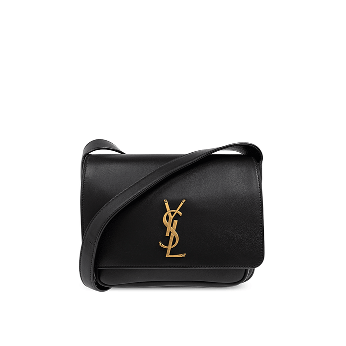 Saint Laurent Niki Vassace Bag Black Leather Shoulder Bag
