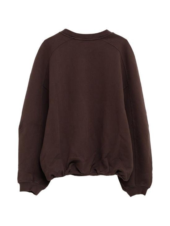 JACQUEMUS Dark Brown Long-Sleeve Sweatshirt