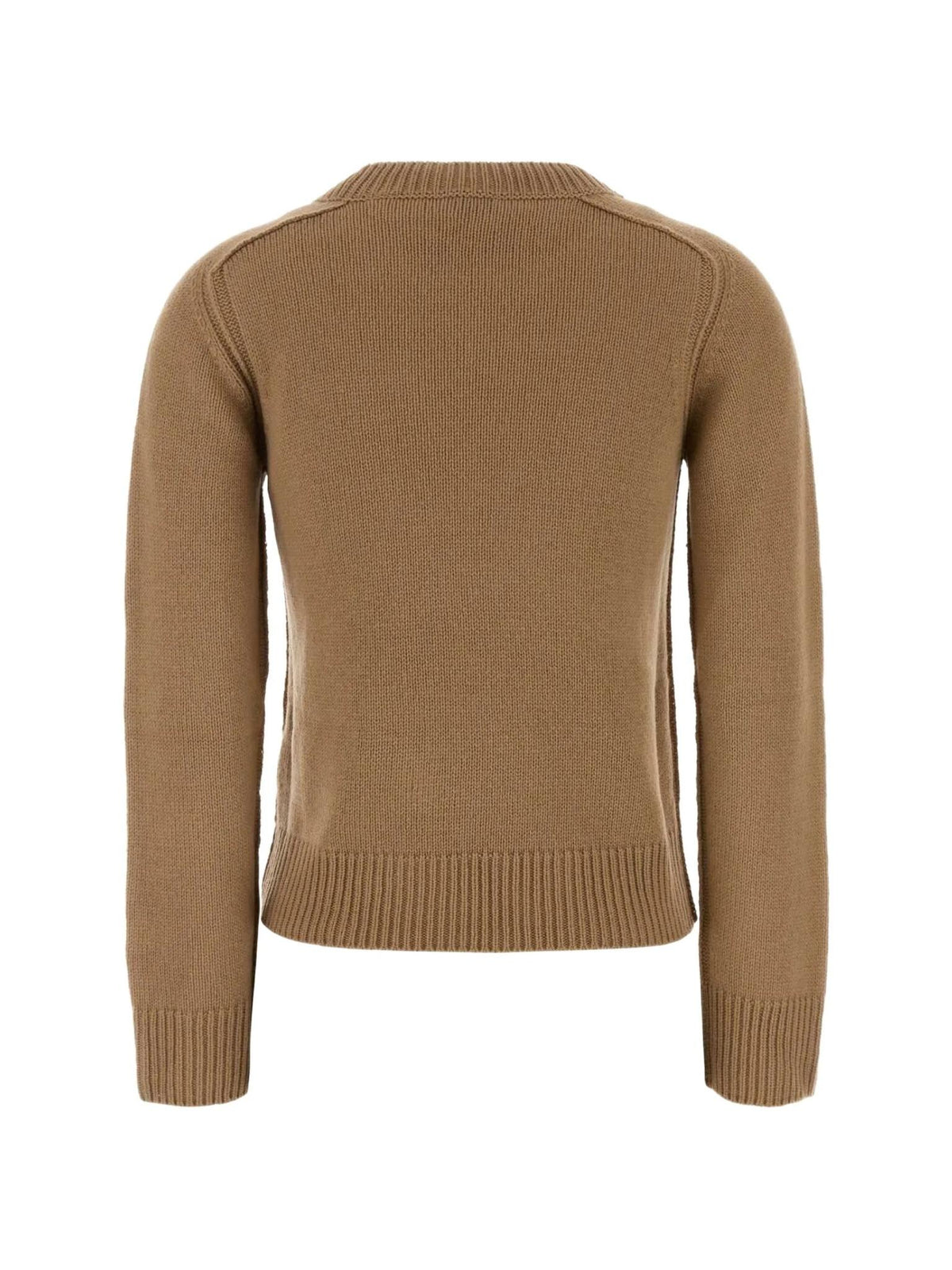 BURBERRY Wool Round Neck Knit Sweater for Women