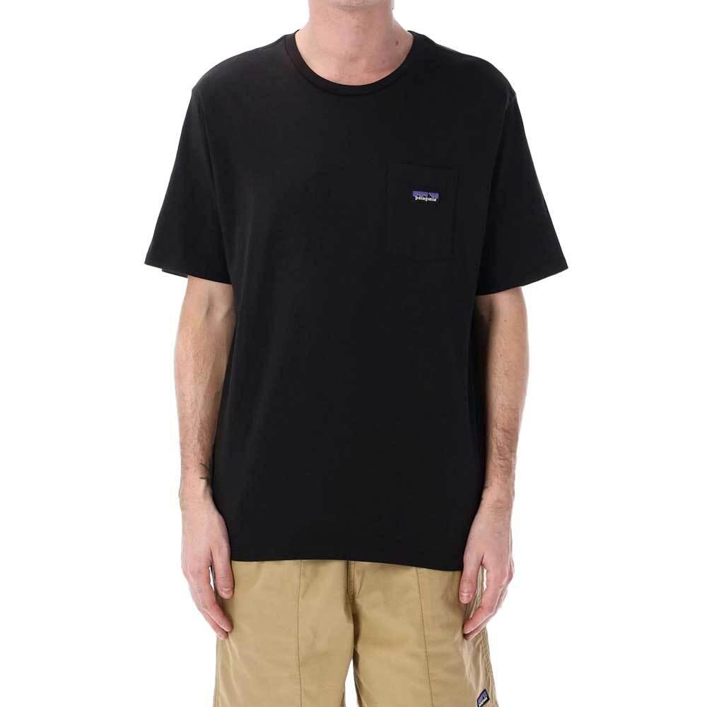 patagonia Men's Short Sleeve Pocket T-Shirt Black 53255 BLK