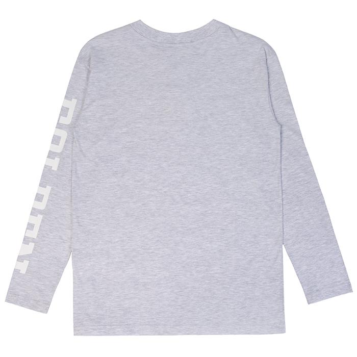 GOLDEN GOOSE Logo Melange Gray T-Shirt
