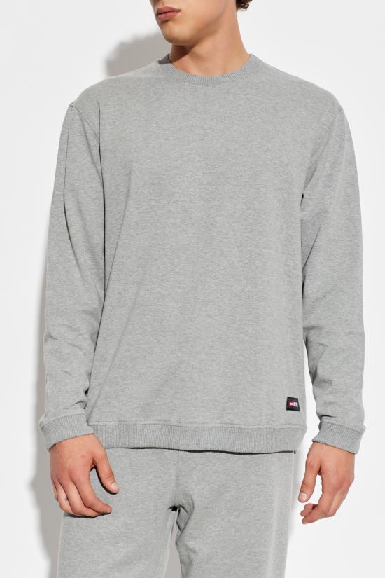 DIESEL Long Sleeve Sweatshirt for Men A22777 0SIBH 96X MELANGE GREY DOM