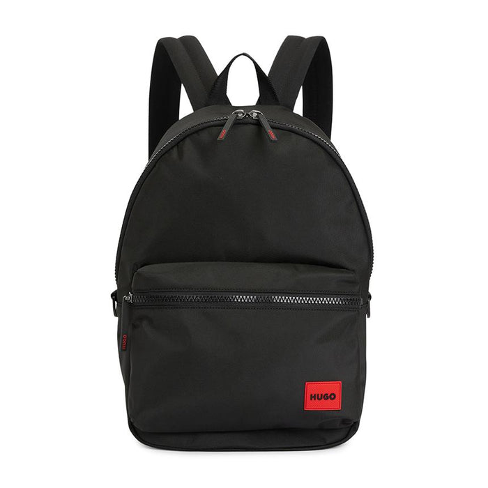 HUGO BOSS Men’s Black Leather Backpack 50549717 001