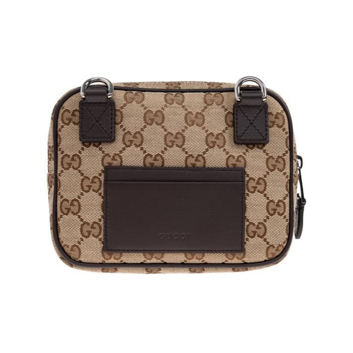 GUCCI Canvas Mini Crossbody Bag