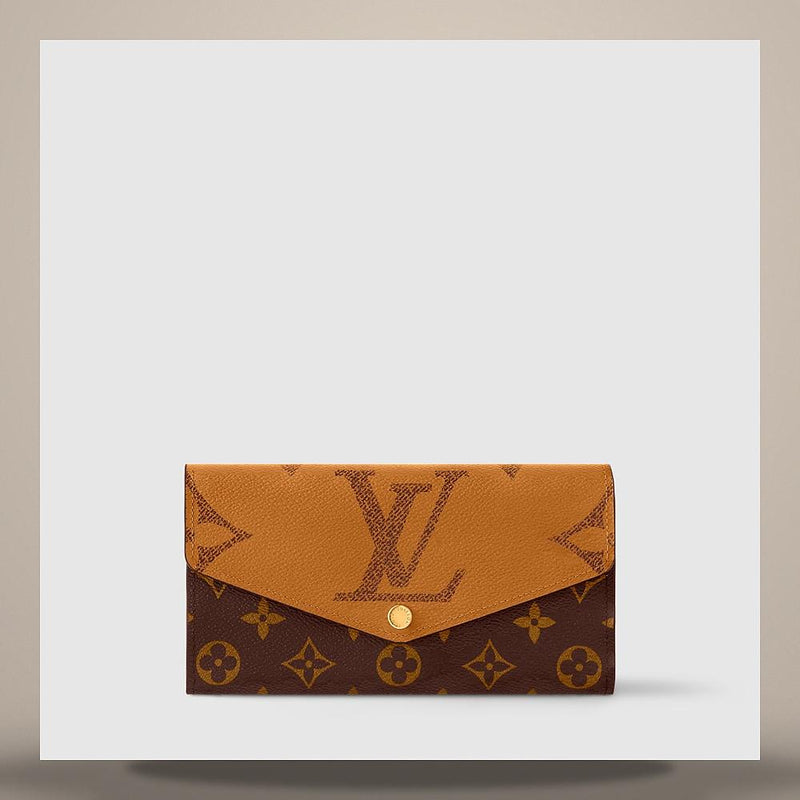 Louis Vuitton Monogram and Monogram Reverse Coated Canvas Sarah Wallet M96947