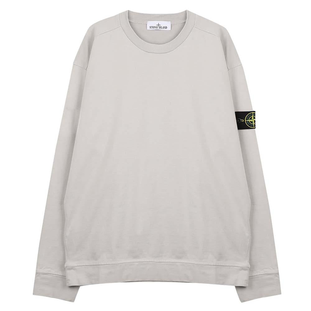 STONE ISLAND Regular Fit Crewneck Sweatshirt Men’s Navy Cotton